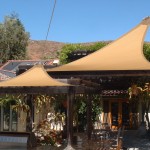 Shade Sails Over Patio