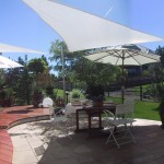 Shade Sails Over Patio