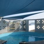 Shade Sails Over Pool