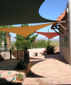 Shade Sails Over Patio