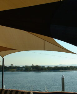 Shade Sails over Deck