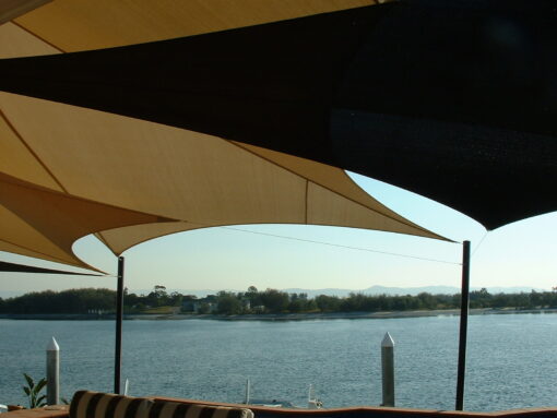 Shade Sails over Deck