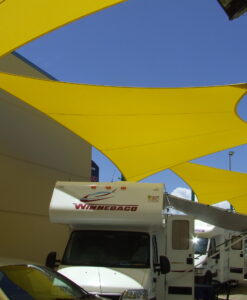 Shade Sail over RV Park