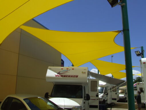 Shade Sail over RV Park